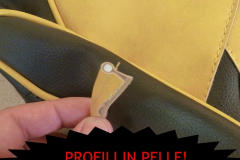 PROFILO in pelle tappezzeria fiat 500 epoca